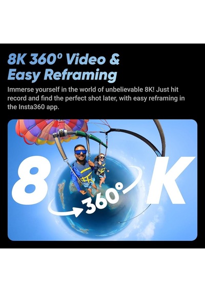 Insta360 X4 Su Geçirmez 8k 360 Aksiyon Kamerası Cınsabma