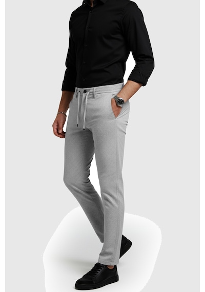 Deepsea Erkek Gri Likralı Gofre Kumaş Beli Lastikli İpli Slim Fit Günlük Pantolon 2600650 Gri Deepsea Erkek Gri Likralı Gofre Kumaş Beli Lastikli İpli Slim Fit Günlük Pantolon 2600650 Gri