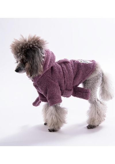 Pawstar Bornoz Kedi Ve Küçük Köpek Mor Pattaya 2xl-3xl