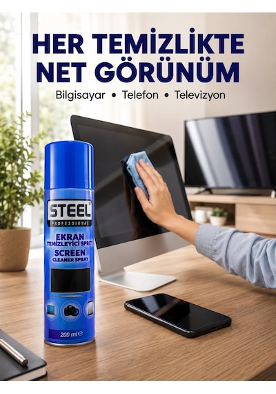 Parmak İzi Ve Tozu Kolayca Temizleyen Ekran Temizleyici Diğer