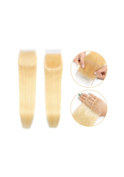 Peruk Tepesi Platin Renk Closure 14inch