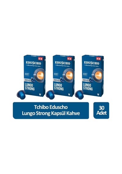 Tchibo Eduscho Lungo Strong Kapsül Kahve 30 Kapsül Kapsül Kahve