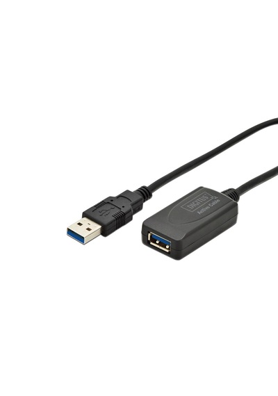 Digitus Usb 3.0 Repeater / Uzatma Kablosu, Usb A Erkek / A Dişi, 5 Metre&lt Br&gt Digitus Usb 3.0 Active Extension Cable-19111