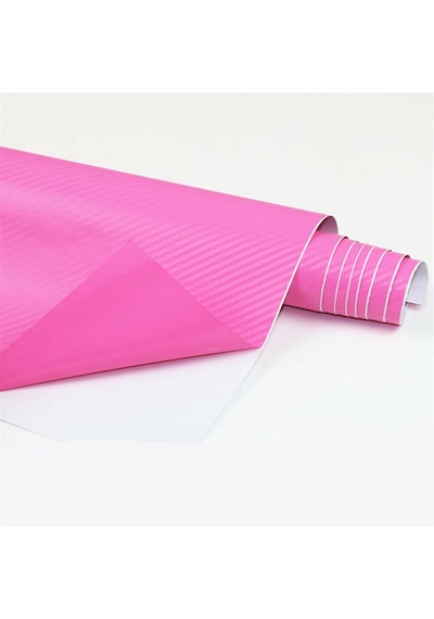 Pembe Karbon Kaplama Folyosu 127 cm x 100 cm