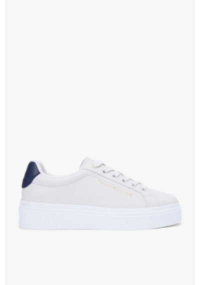 Tommy Hilfiger Th Chic Cupsole Kadın Bej Platform Taban Sneaker-13411 Bej