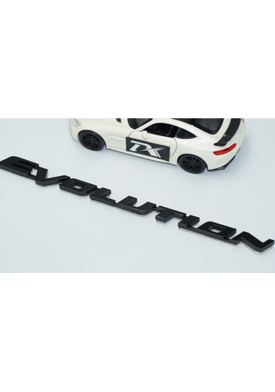 Dk Tuning Lancer Evolution Siyah Bagaj Yazı Logo Mitsubishi İle U