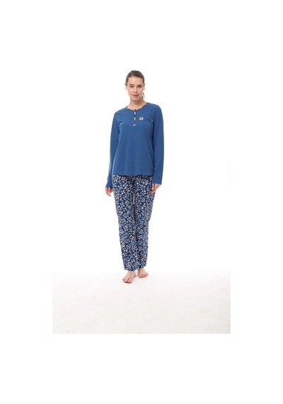 Pijadore 1558 Kadın Uzun Kollu Pijama Takım 001