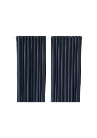 Ikea Sanela Fon Perde 140x300 Cm Lacivert