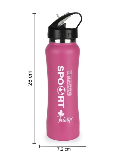 Matara 700 Ml Paslanmaz Çelik Suluk Paslanmaz Spor Model Pembe Pembe