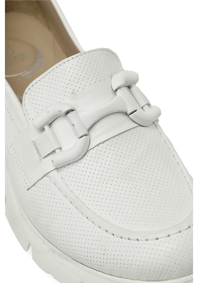 Polaris 105460.z Beyaz Kadın Loafer 105460.z5fx 000000000101973856