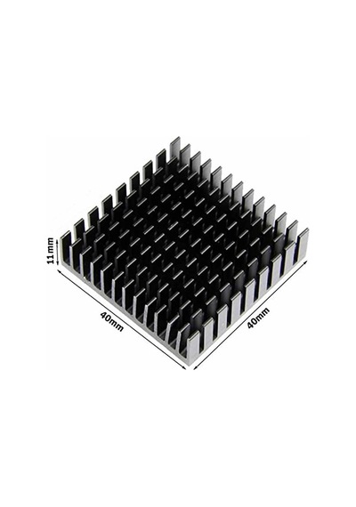 Alkatronik-Aluminyum Soğutucu 4X4Cm Pasif Soğutucu Led Entegre Peltier