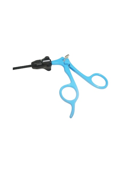 Barışhan Medikal Laparoskopik Reusable Delik Yuvası Pense 5 x 330 MM 40 MM Çene Mavi