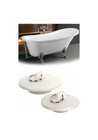 Banyo Küvet Lavabo Tıpası Lavabo Gider Tıkacı 2li Renkli