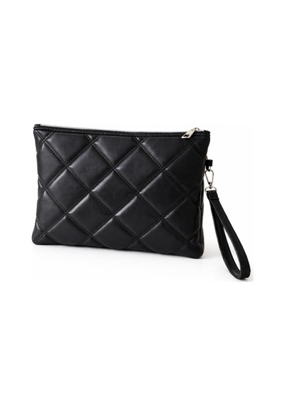 Estrella Paris Lavita Portföy & Clutch Çanta Çıkarılabilir Bileklik Askılı Siyah 25 X 19 Cm