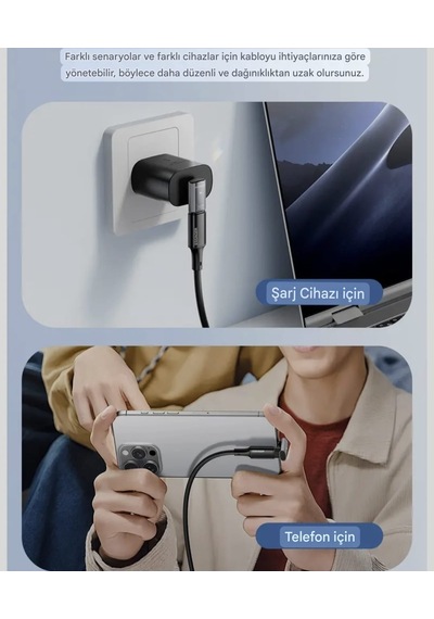 Essager 240W Type-C Erkek Type-C Dişi Adaptör 40GBPS 8k+4k USB 4.0 Ce Lisanslı Çevirici Dönüştürücü Adaptör