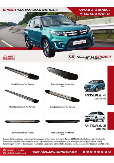 Suzuki Vitara 4 Ön Panjur 4 Prç Krom 2016 ve Sonrası