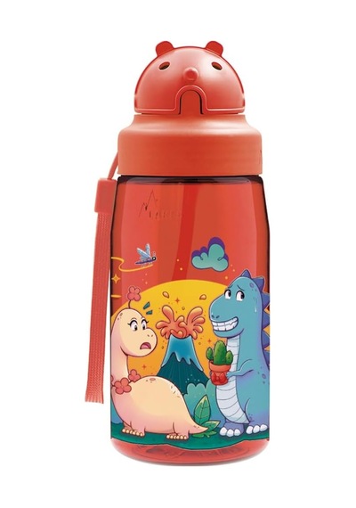 Botella Tritan 0,45 L. Tapón Oby, Dinos Love