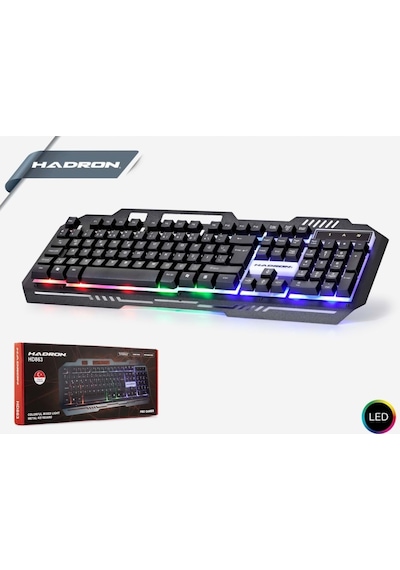 Hadron HD863/20 Usb Kablolu RGB Işıklı Metal Gaming Q Klavye