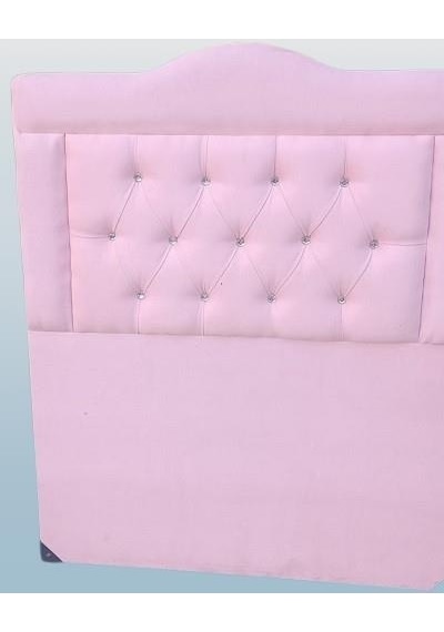 Bengi Ticaret Dk El Yapımı Tay Tüyü Kumaş Tek Kişilik Başlık Pudra Pembe 90