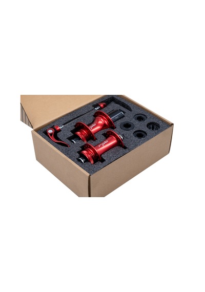 Raptor - Göbek Seti 32h Kırmızı 8 12s, Qr + Thru Axle, 8 10s Pul Dahil 6 Vida