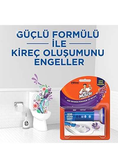 Lavanta Kokulu Klozet Jeli 1 Tüp X 6 Jel Disk