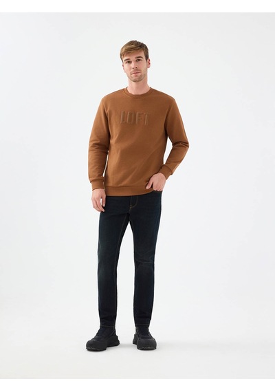 Loft Regular Fit Erkek Sweatshirt Lf2041537 Kahverengi