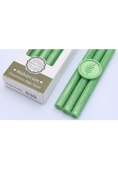 Mühür Mumu Çubuk 11mmx120mm 10 lu Paket Model: 639 YOSUN YEŞİL
