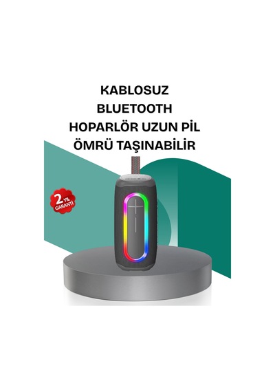 Renkli Led Işıklı Kablosuz Hoparlör Ip67 Sertifikalı