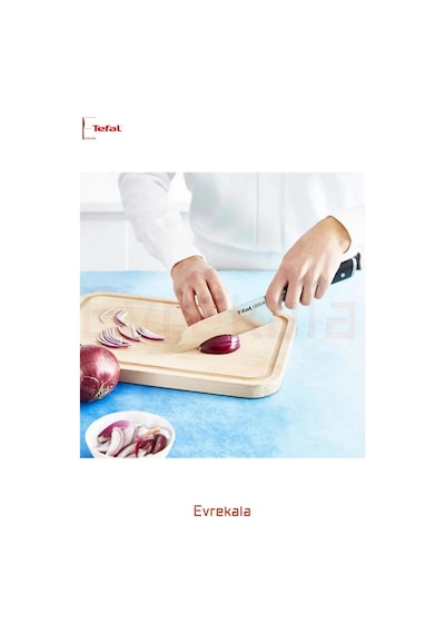Tefal Ice Force 5 Parça Bloklu Bıçak Seti Siyah