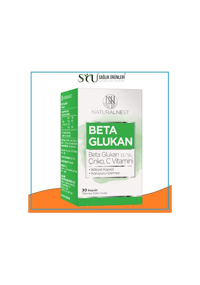 Natural Nest 13/16 Beta Glukan Çinko Vitamin C İçeren Takviye E