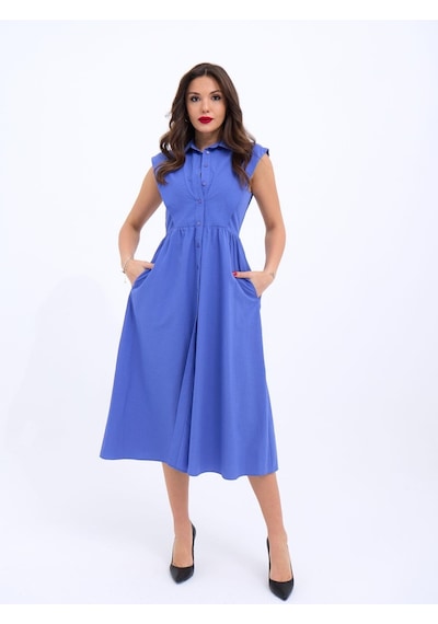 Meleners 6338 Elbise-mor Mor