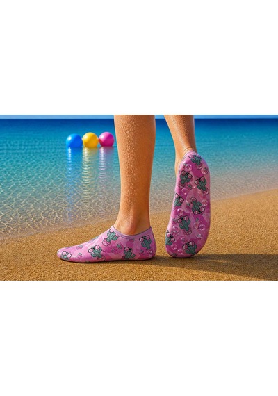 Gripptoes Kaymaz Damla Tabanlı Deniz&havuz Çorabı E2 Çok Renkli