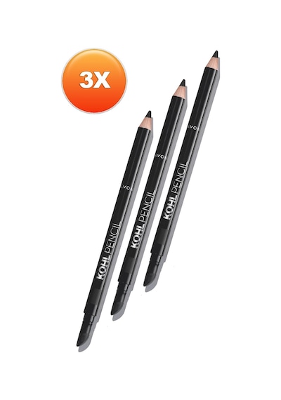 Avon Kohl Sünger Uçlu Suya Dayanıklı Göz Kalemi True Black 3'lü
