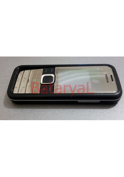 Nokia 7310 Supernova Siyah Kasa Kapak Klavye Tuş Takımı Yan Düğme
