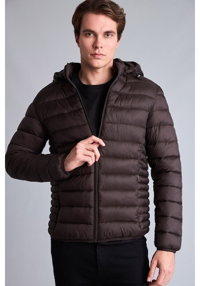 Defacto Sıcak Tutan Su İtici Slim Fit Mont N4661az26aubn337 Kahve-bn337