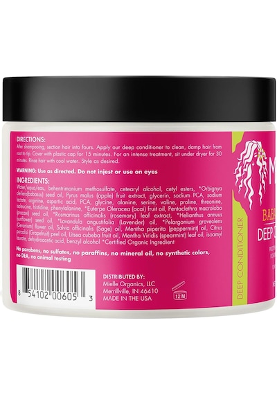 Mielle Babassu & Mint Derin Saç Kremi 227 G