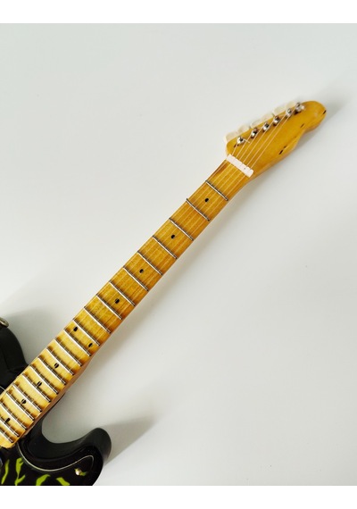 El Yapımı 1/4 Ölçek Minyatür Elektro Gitar Telecaster Black