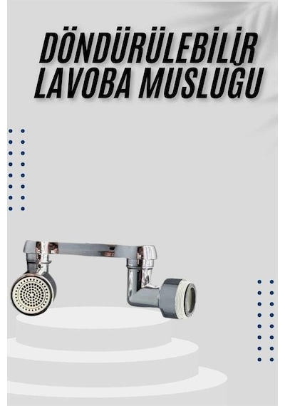 Dönebilen Musluk Başlığı Akrobat Mutfak Banyo Musluk Ucu Başlığı Oynar Başlıklı Renkli