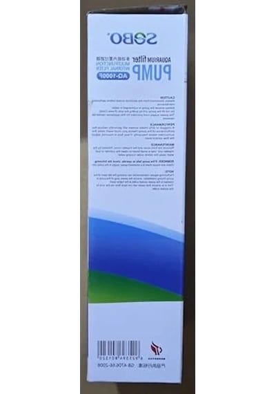Akvaryum İç Filtre, 15w Gücünde, 1000 Lt/saat Akış Hızı