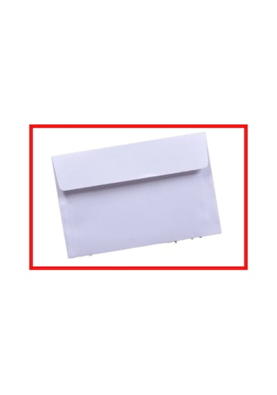 Düğün Atkı Zarfı, Mektup Zarfı, Para Zarfı, Beyaz 1. Hamur Davetiye Zarfı 12x18cm 6 Paket 600 Adet