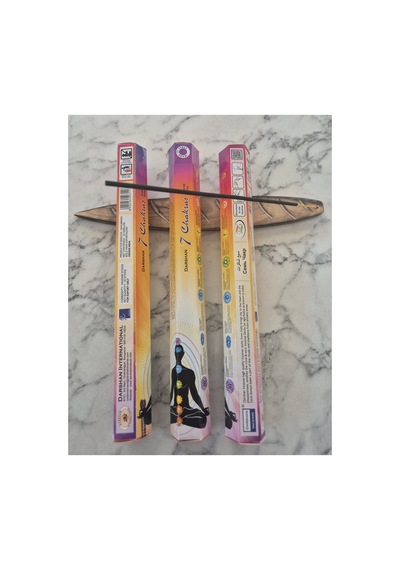 7 Chakras Tütsü 3 Paket 60 Çubuk Ve 1 Adet Kayık