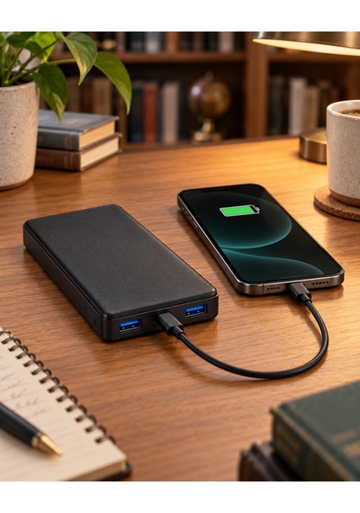Enerx Enr-p10st 10.000 Mah 22.5w Hızlı Şarj Slim Powerbank Siyah