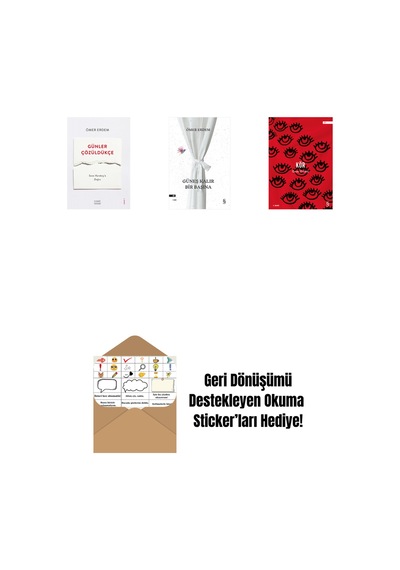 Günler Çözüldükçe + Güneş Kalır Bir Başına + Kör + Okuma Sticker'ları