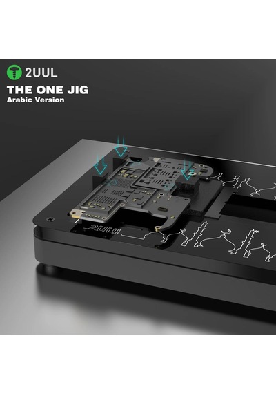 2uul Bh08 The One Jig Yalıtımlı Cam Anakart Bord Tutucu Arabic Version