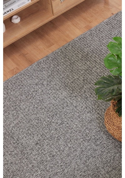 Kaşmir Halı Kilim/jüt Assos V2 Gri 100x200 Cm 1gri