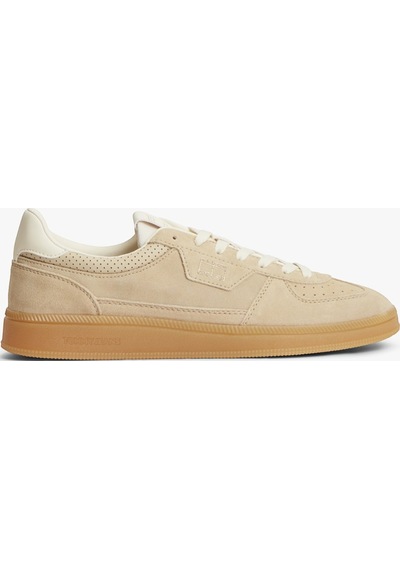 Tommy Hilfiger The Greenwhch Edge Suede Erkek Bej Sneakers - Em0em01732