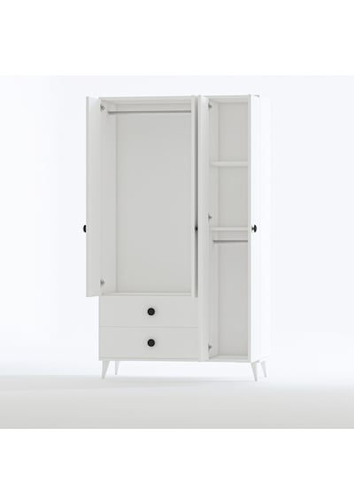 Opal 3 Kapaklı 2 Çekmeceli Gardırop
