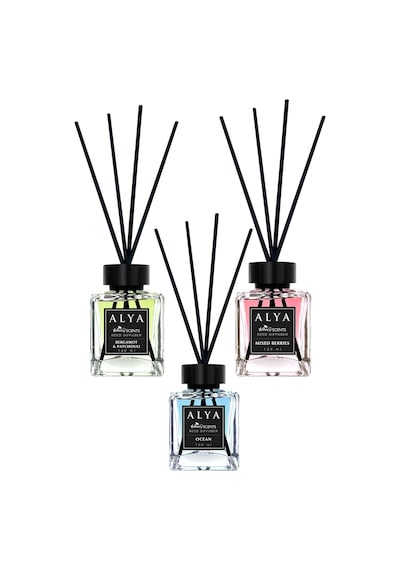 Nature's Scents Bergamot & Patchouli + Mixed Berries + Ocean Bambu Çubuklu Oda Kokusu 3 x 100 ML