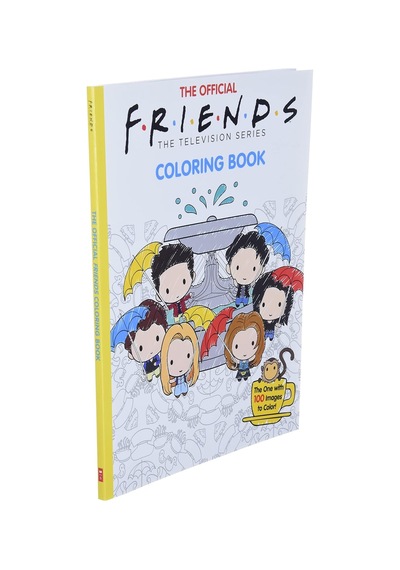 The Official Friends Coloring Book: The One With 100 Images To Color