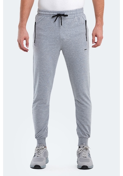 Slazenger Ofer In Erkek Fermuar Cepli Gri Eşofman Altı Gri